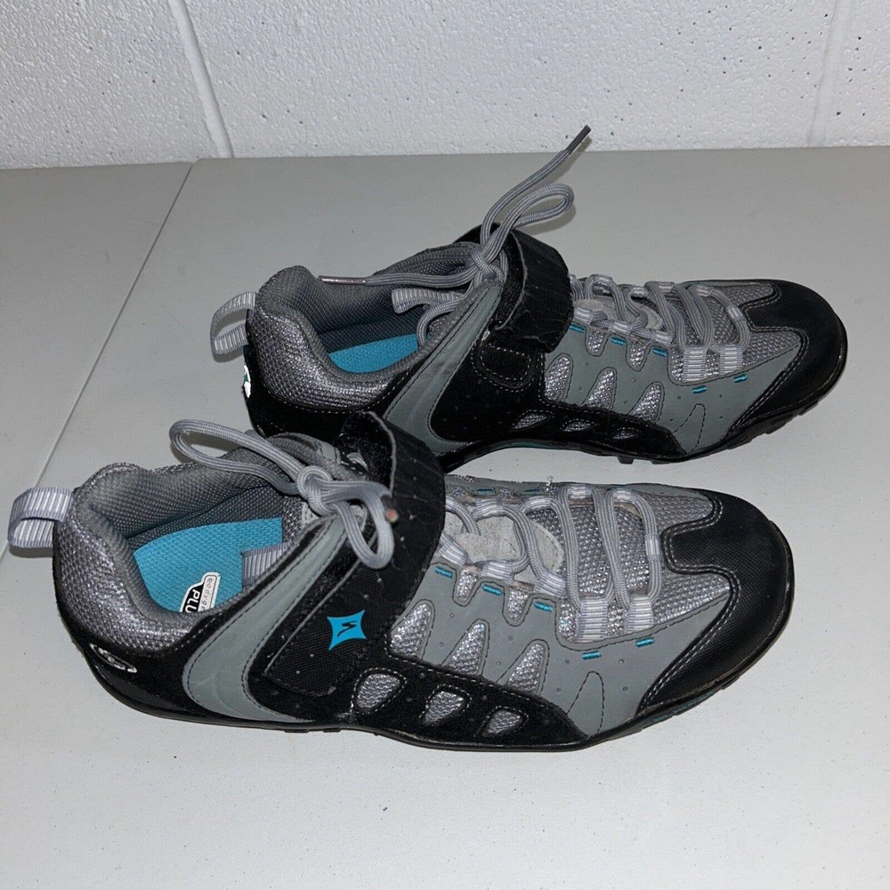 Body Geometry Plush‎ Specialized Bike Shoes Gray Size 10 Tahoe Biking - Picture 3 of 12